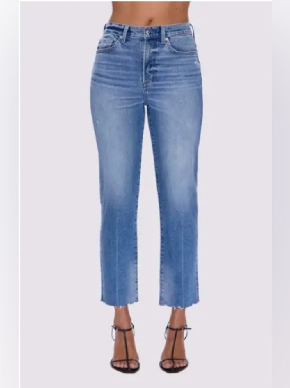 Pistola Women’s Charlie High Waist Ankle Straight Leg Jeans, Size 25